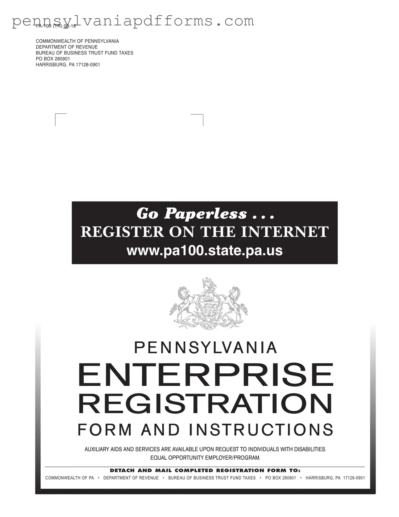 Pa100 Form